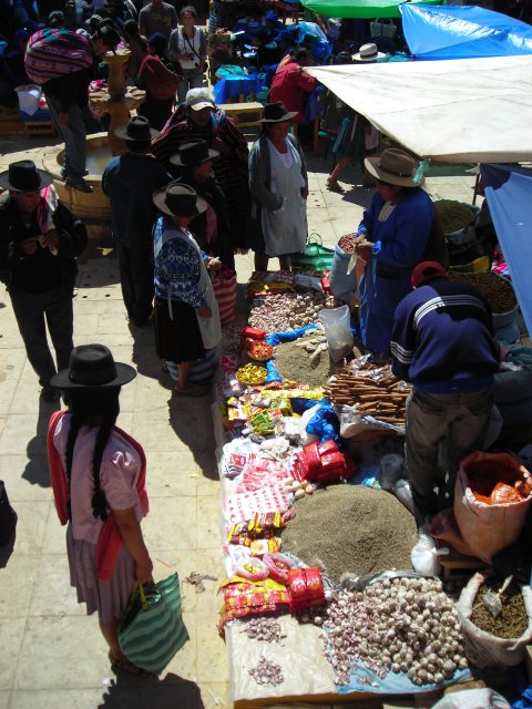 Tarabuco: le marché